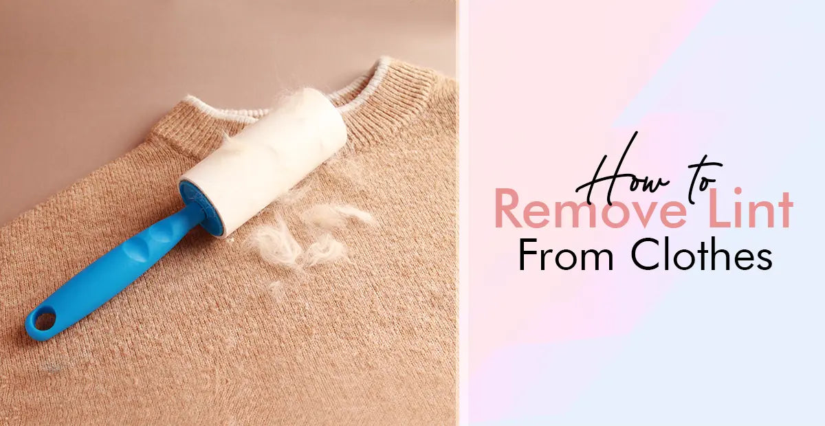 How to remove lint from clothes  Remove lint from clothes, Remove