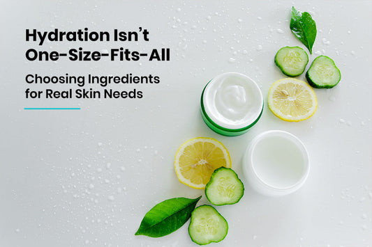 Hydration Isn’t One-Size-Fits-All: Choosing Ingredients for Real Skin Needs