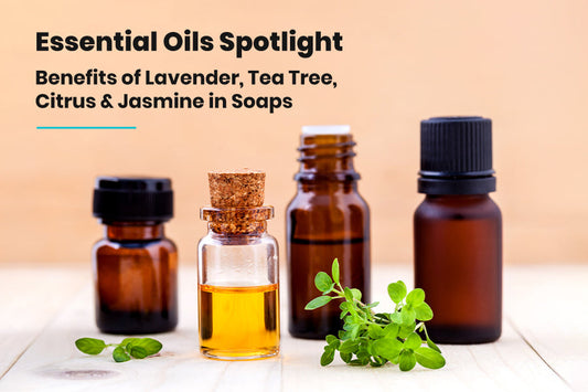 Essential Oils Spotlight: Benefits of Lavender, Tea Tree, Citrus and Jasmine in Soaps