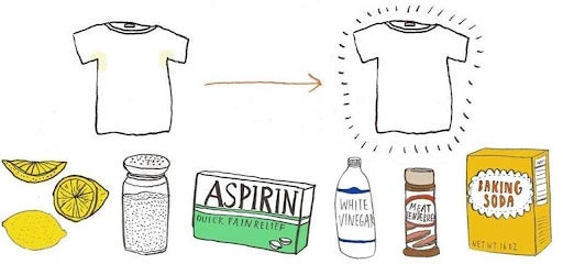 How to get deodorant stains out of shirts