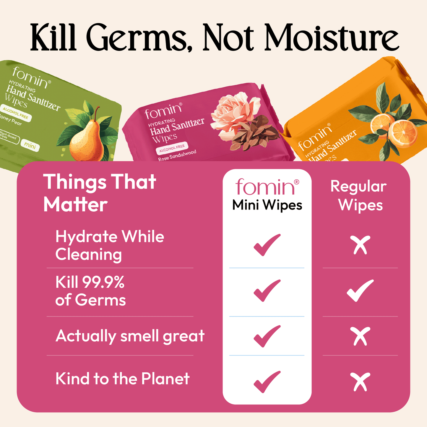 Adult Hand Sanitizer Mini Wipes