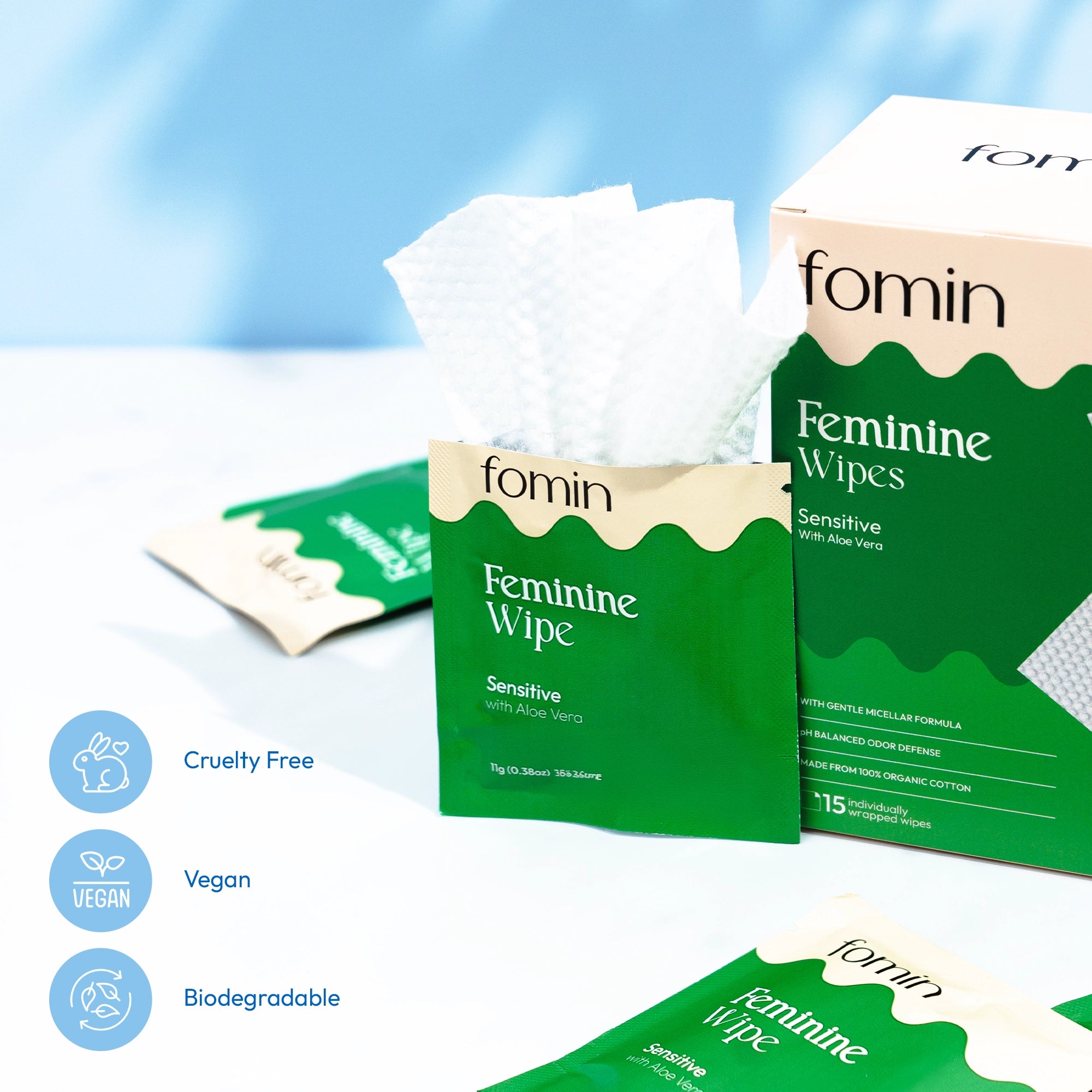 Fomin Feminine Wipes - Thumbnail 2