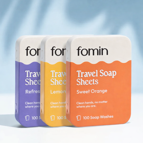 Travel Soap Sheets | Portable Paper Soap for Travel & Camping – Fomin