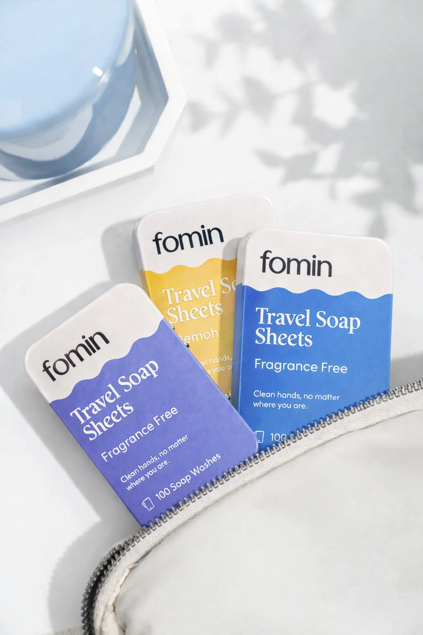 Travel Soap Sheets | Portable Paper Soap for Travel & Camping – Fomin
