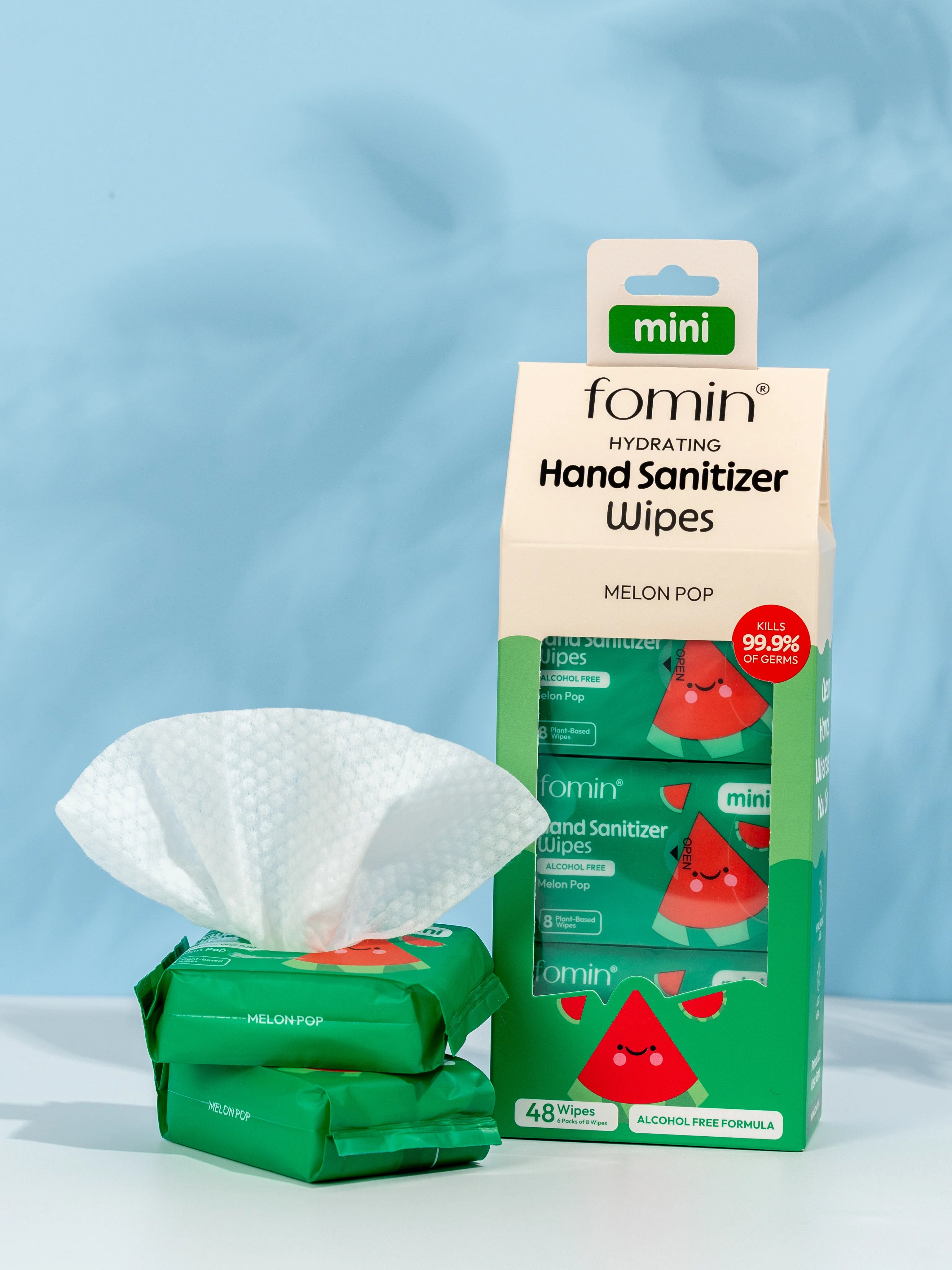 Fomin Hand Sanitizer Wipes - Thumbnail 3