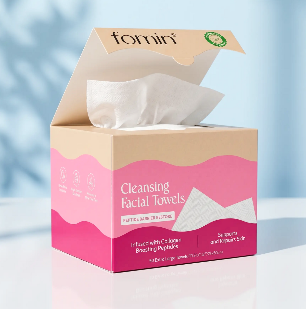 Peptide Barrier Restore Facial Towels